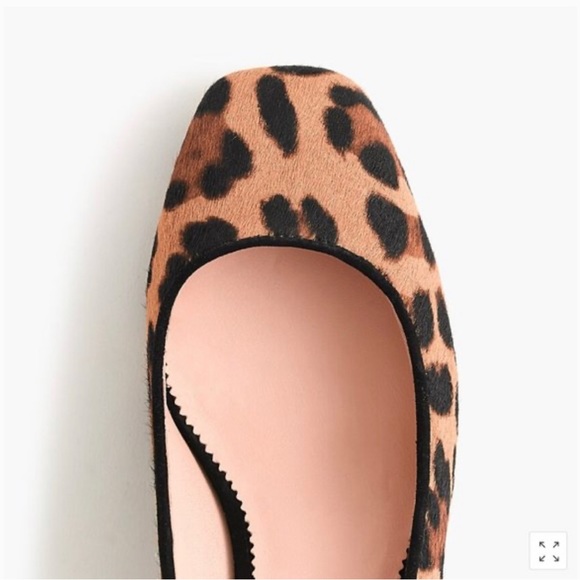J.Crew Block-heel pumps in leopard calf hair-L357 - Picture 2 of 8